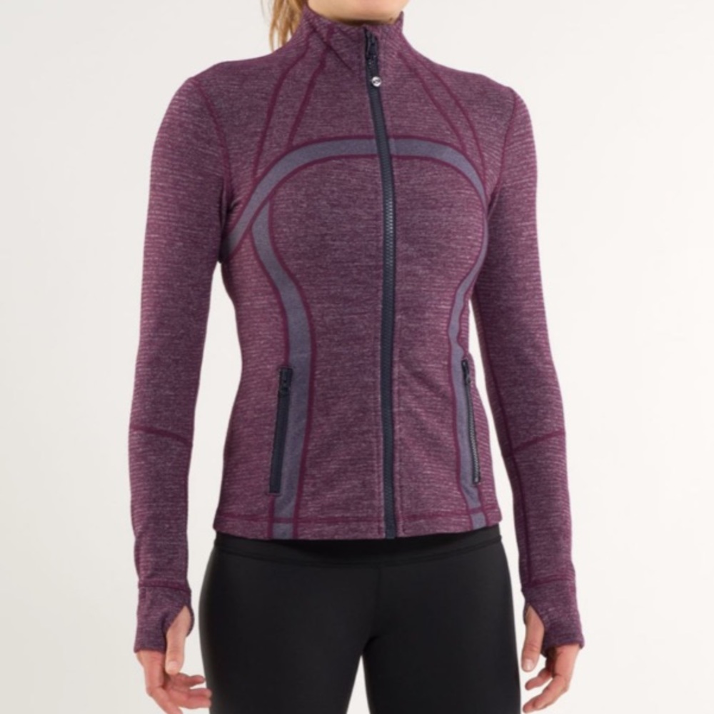 Lululemon Define Jacket *Soft Mini Check Size 8 - image 1